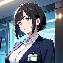中出汁まなみの似顔絵
